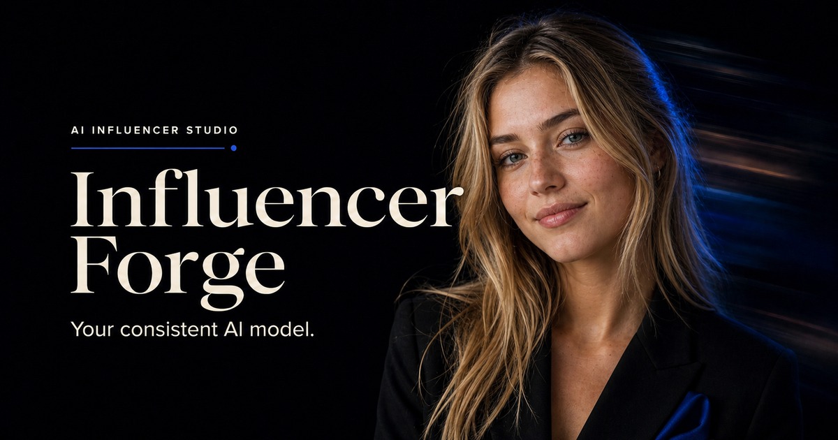 InfluencerForge.app — 官网预览图
